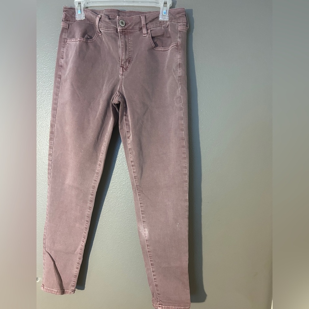 American Eagle AE Ne(x)t Level High-Waisted Jegging Jeans Mauve Purple